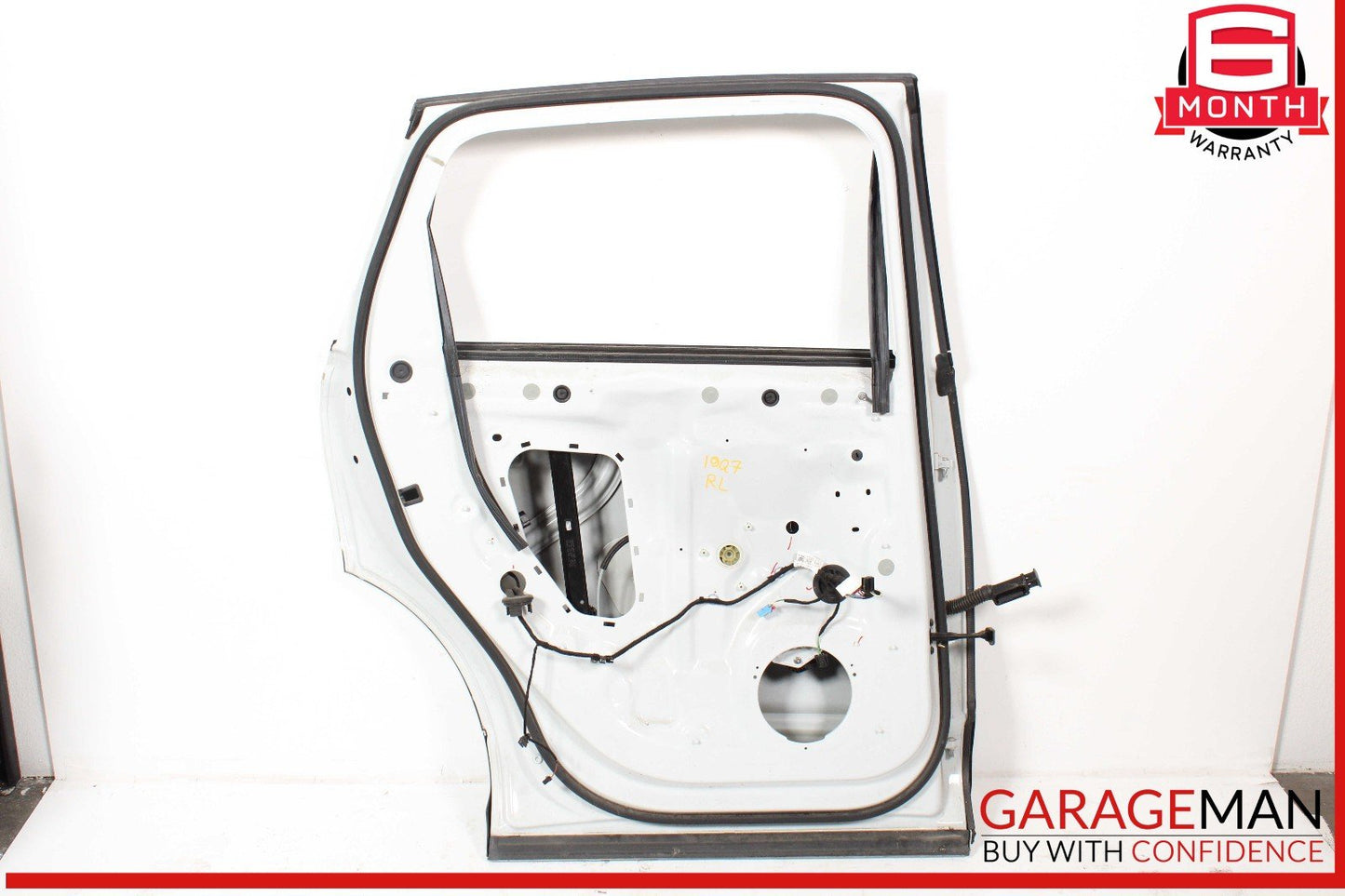 17-19 Audi Q7 Rear Left Driver Side Door Shell White OEM