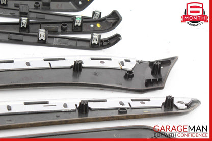14-16 Mercedes W212 E350 Interior Door Panel Trim Strip Moldings Set of 8 Pc OEM