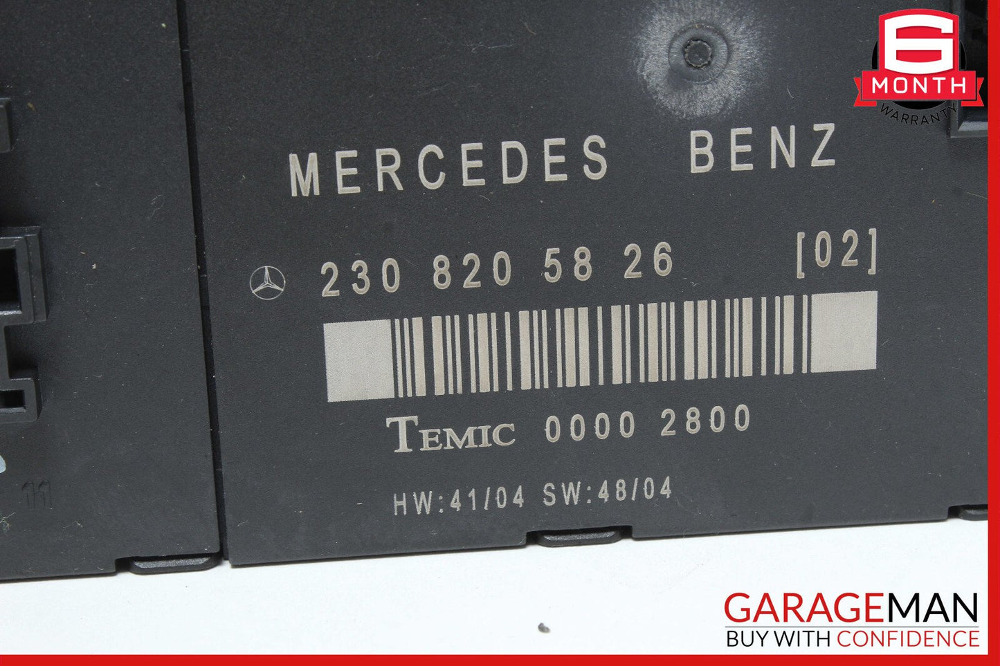 03-12 Mercedes R230 SL550 SL55 AMG Door Control Module Right Side OEM