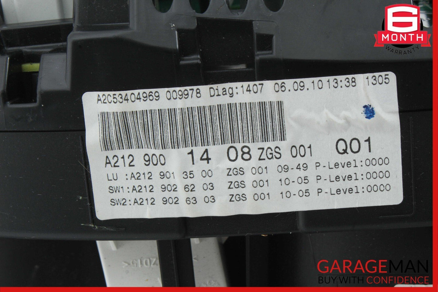 10-13 Mercedes W212 E350 E500 E550 Instrument Cluster Speedometer Odometer OEM