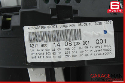 10-13 Mercedes W212 E350 E500 E550 Instrument Cluster Speedometer Odometer OEM
