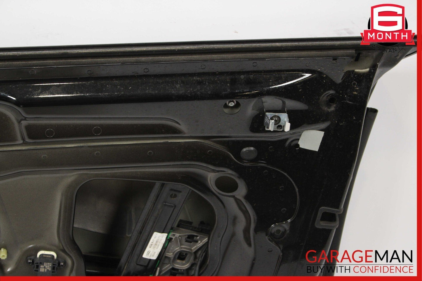 12-17 Audi A7 Front Right Passenger Side Exterior Door Shell Frame Panel Black