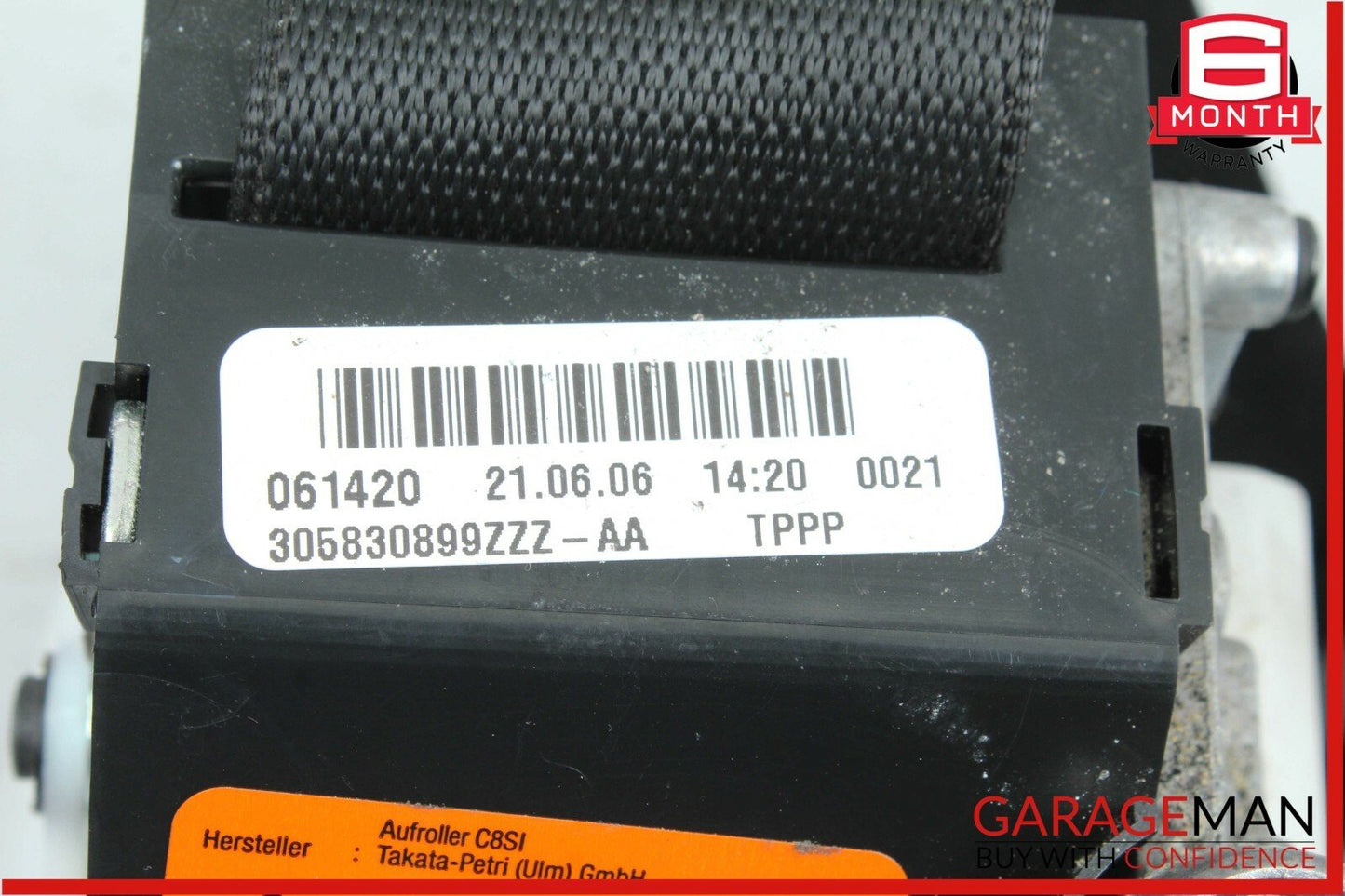 05-08 Mercedes R171 SLK280 Front Right Side Seatbelt Seat Belt Retractor Black