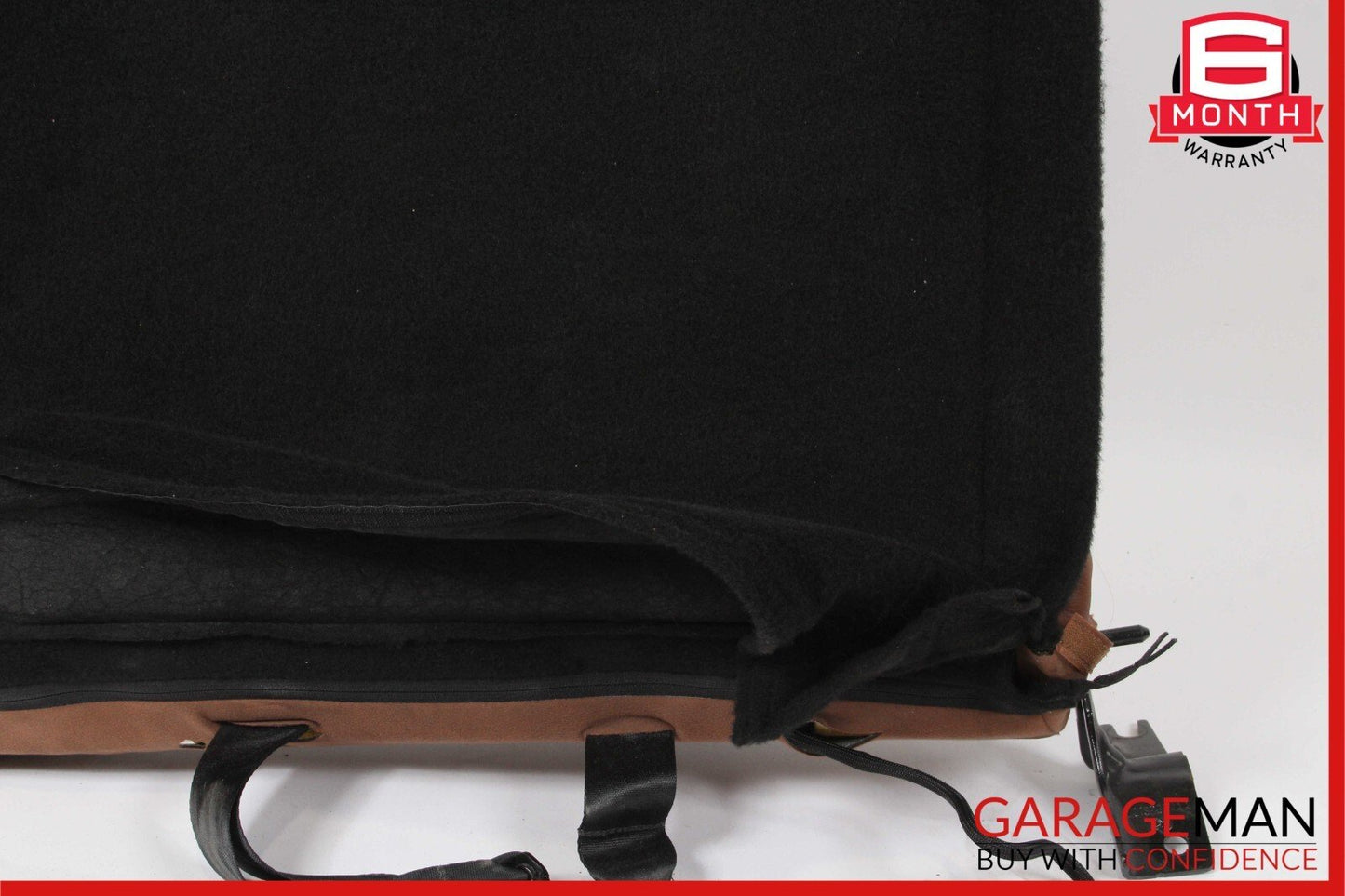 14-17 Maserati Ghibli M157 Rear Left Top Upper Seat Cushion Cover Assy Brown OEM