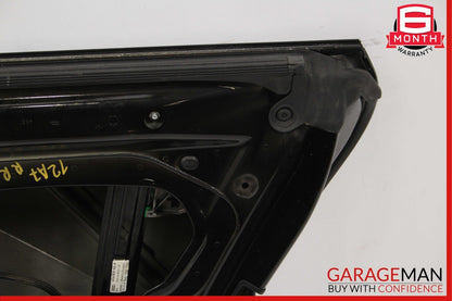 12-17 Audi A7 Rear Right Passenger Side Exterior Door Shell Frame Panel Black