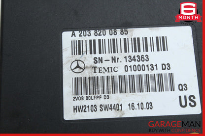 03-06 Mercedes R230 SL500 CLK55 AMG Voice Command Control Module 2038200885