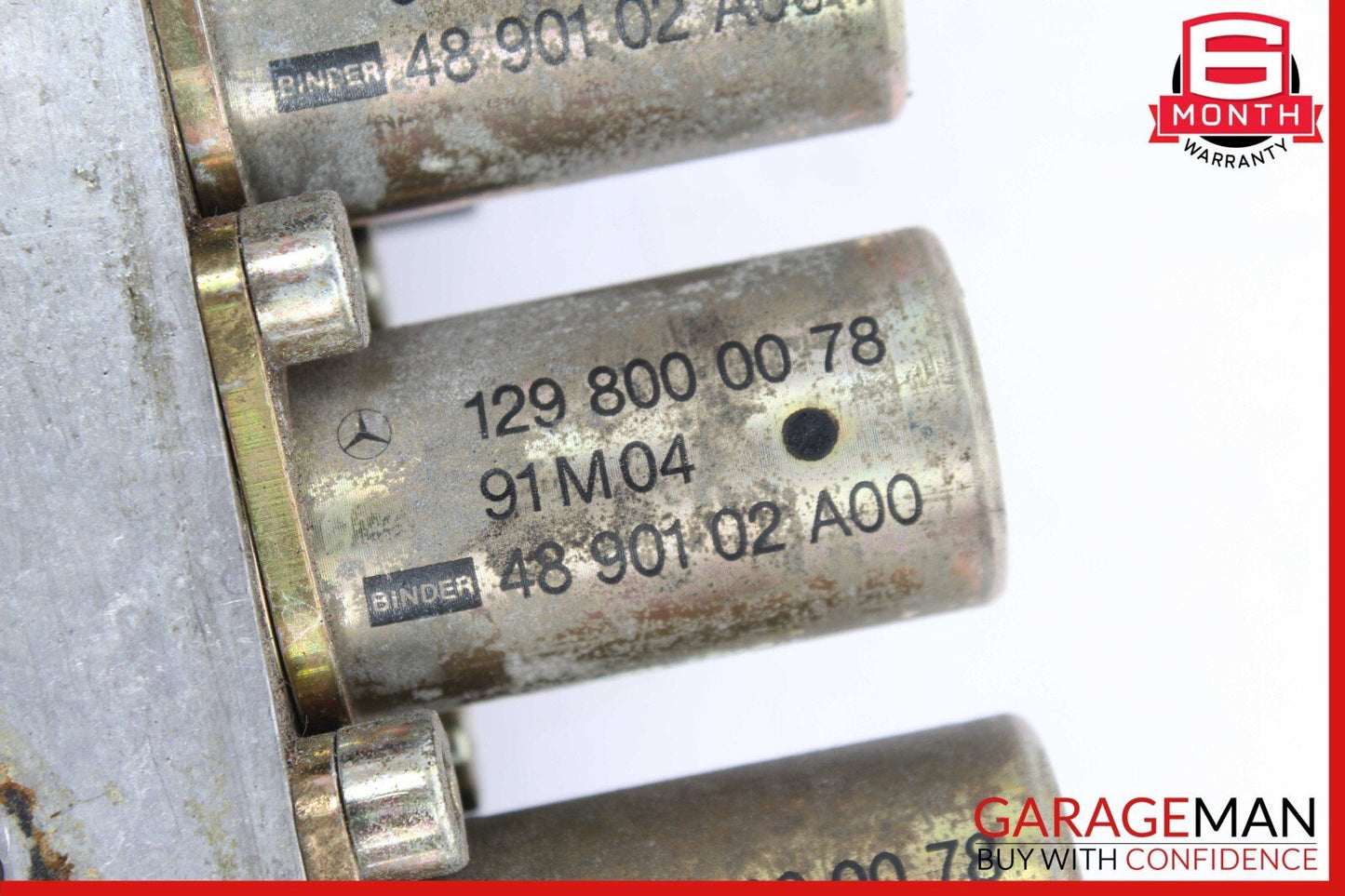 90-02 Mercedes R129 500SL SL500 SL320 Right Top Hydraulic Valve Block Solenoid