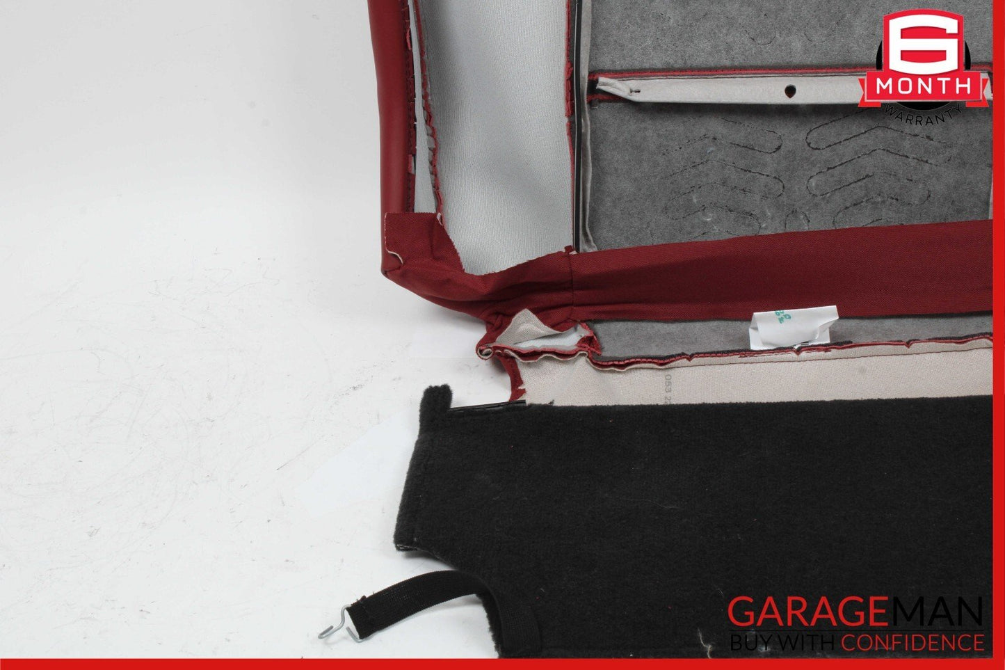 19-22 Porsche Cayenne Front Right Side Top Upper Seat Cushion Cover Red