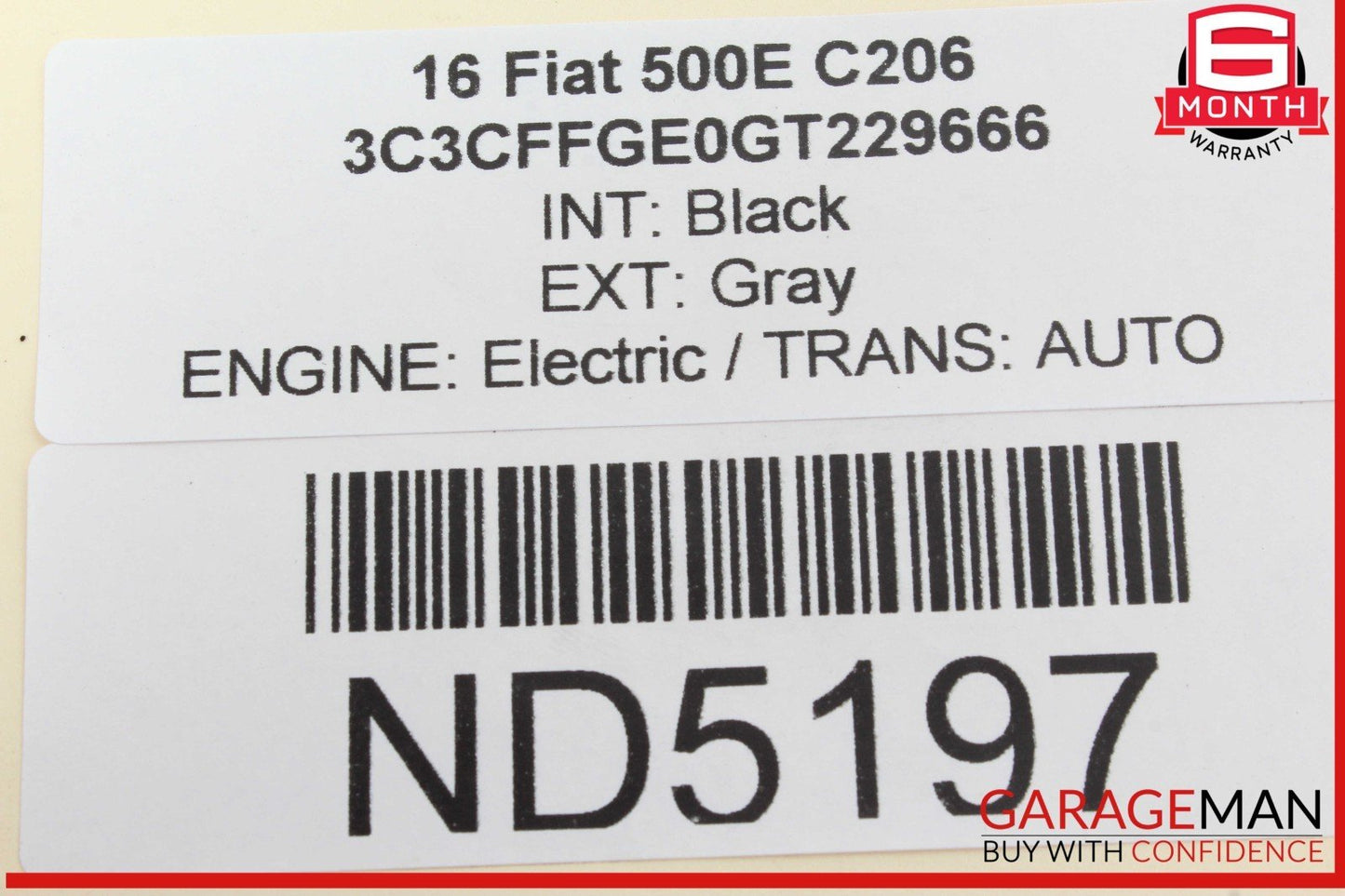 12-19 Fiat 500E Front Right Passenger Side Engine Mount Bracket 52126387AA OEM