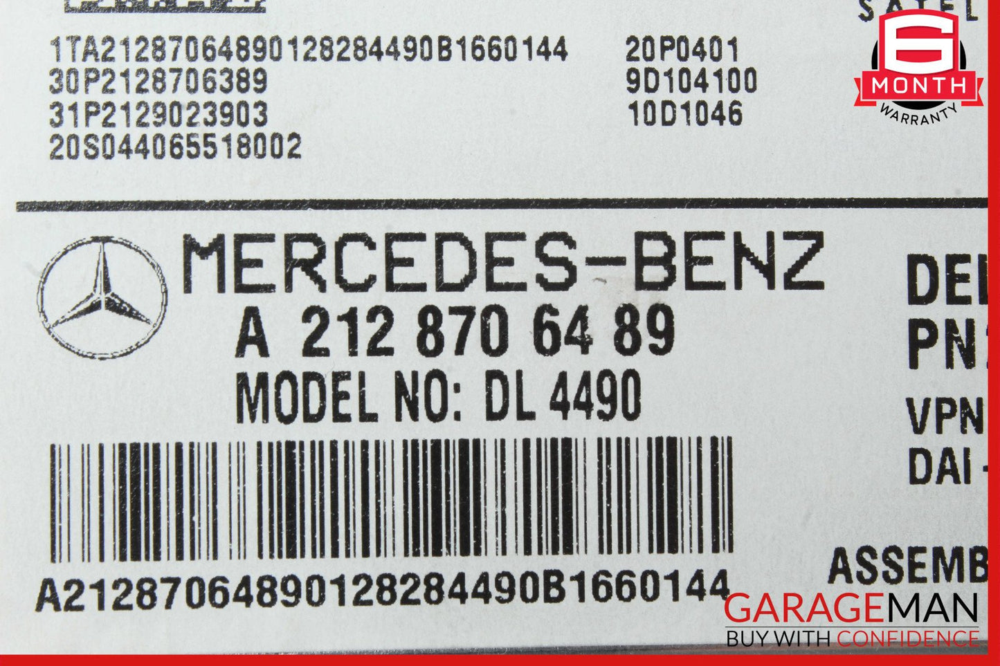 Mercedes R172 SLK250 E350 GL550 Sirius Satellite Radio Receiver 2128705689 OEM
