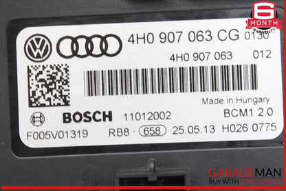 12-18 Audi A6 S6 A7 S7 On Board Supply Body Control Module Unit 4H0907063CG OEM