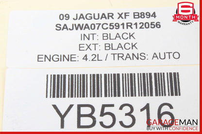 09-15 Jaguar XF Front Right Side Door Window Regulator Motor OEM
