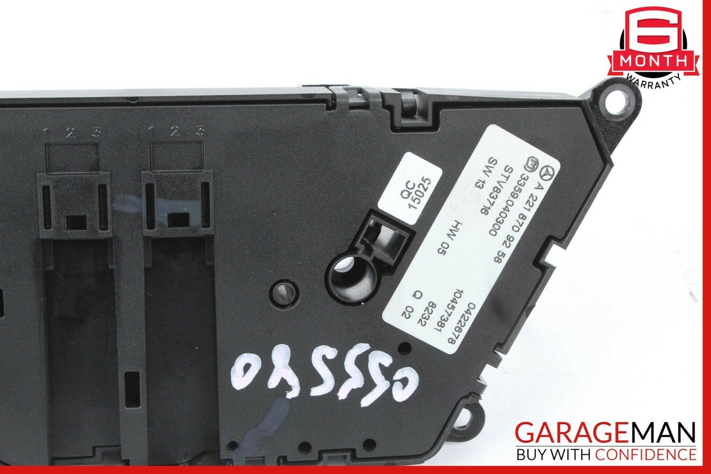 07-13 MERCEDES W221 S550 CL550 FRONT LEFT SEAT CONTROL MEMORY SWITCH OEM