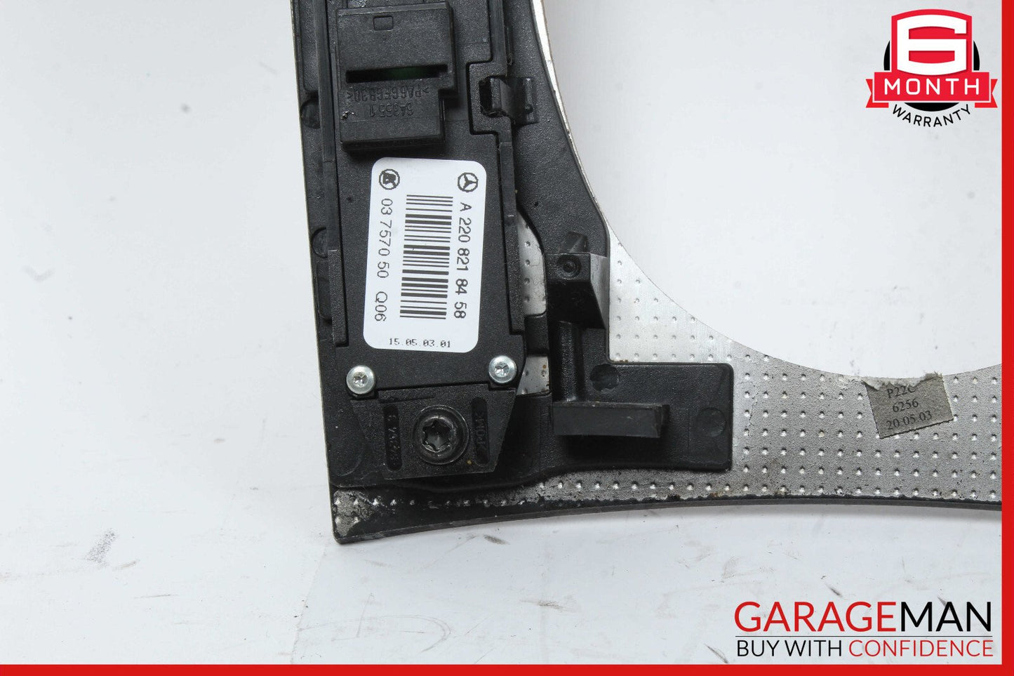03-06 Mercedes W220 S55 AMG S430 S500 Center Console Shifter Bezel Trim Wood OEM
