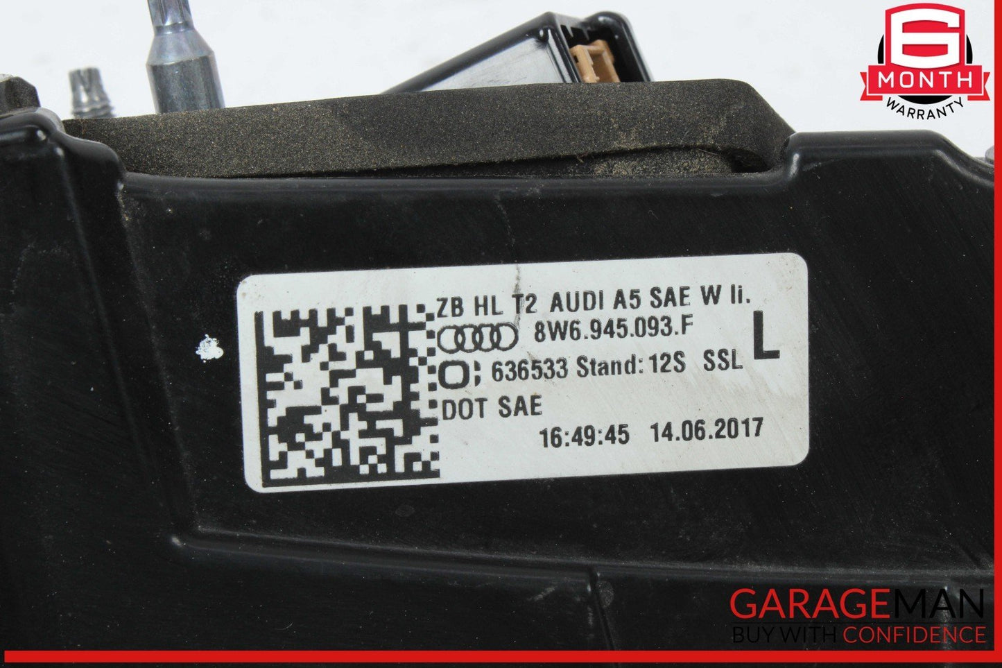 18-24 Audi A5 S5 RS5 Rear Left Driver Side Inner Tail Light Lamp 8W6945093A OEM