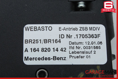 06-12 Mercedes W251 R350 ML550 Panoramic Sunroof Sun Roof Motor 1648201442 OEM