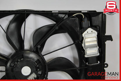 12-20 Mercedes R172 SLK250 Engine Radiator Cooling Fan Motor Shroud Assy