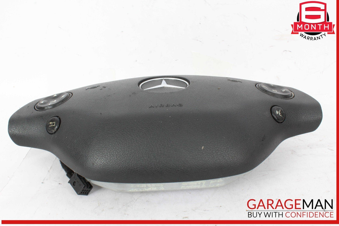 07-10 Mercedes W221 S550 CL550 Steering Wheel Airbag Air Bag Assembly Black OEM