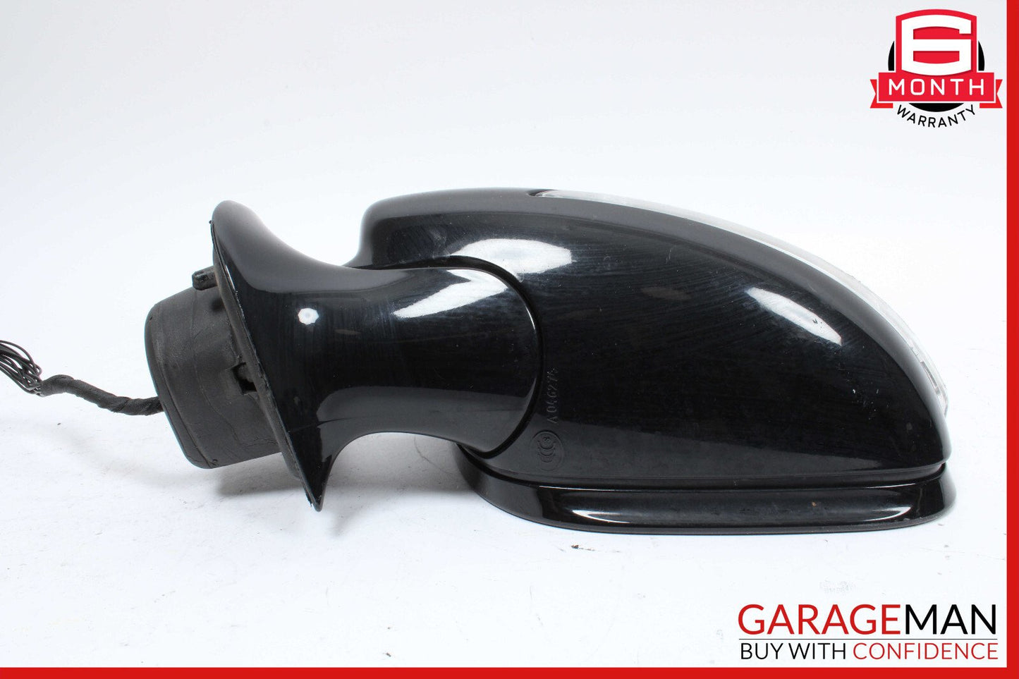 07-09 Mercedes W211 E350 Front Left Side Mirror Door Rear View Black OEM