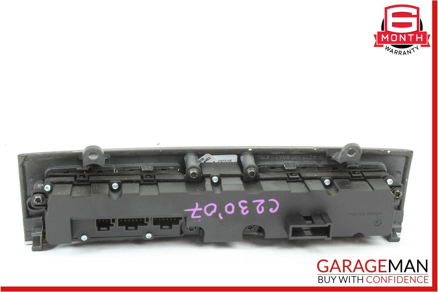 05-07 Mercedes W203 C230 Dash Hazard Light Door Lock Switch Controller Walnut