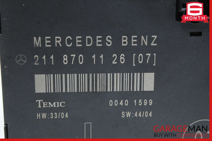 03-09 Mercedes W211 E350 E320 Front Left Side Door Controller Module Unit