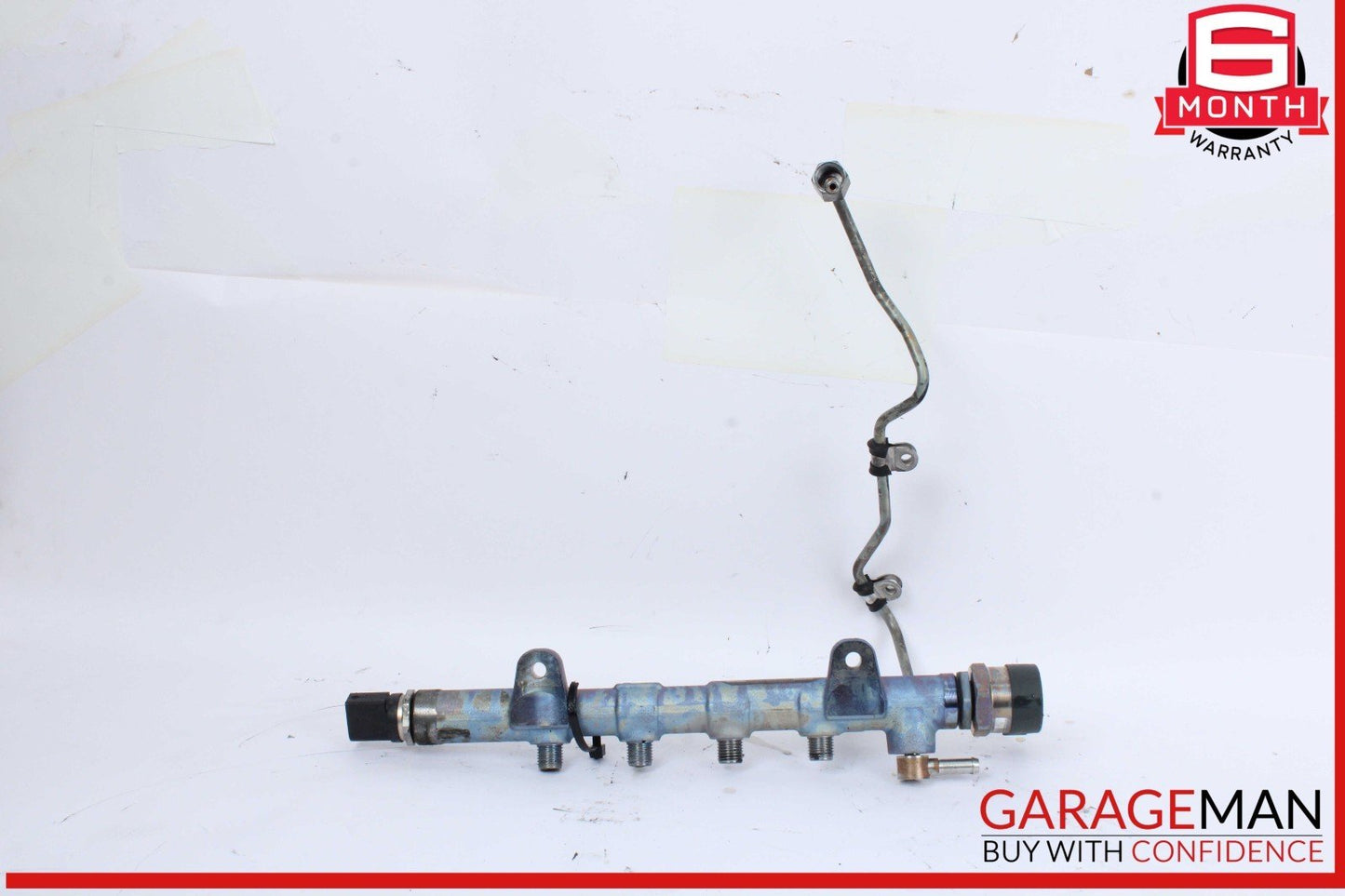 13-15 Mercedes X204 GLK250 Engine Fuel Injector Rail Bosch 6510701595 OEM