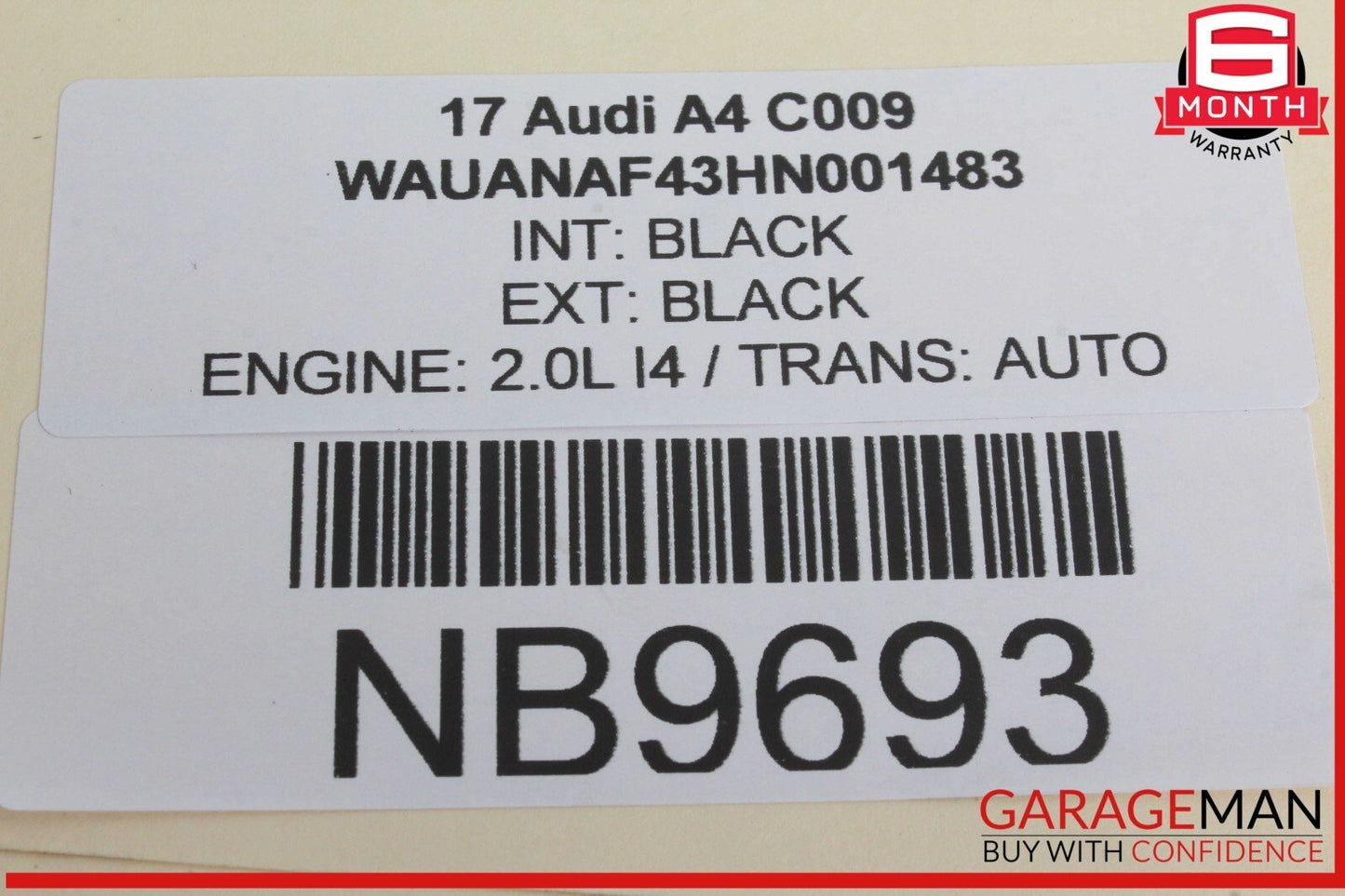 17-24 Audi A4 Quattro Front Right Passenger Side Dash Dashboard Air Bag Airbag