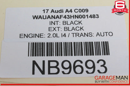 17-24 Audi A4 Quattro Front Right Passenger Side Dash Dashboard Air Bag Airbag