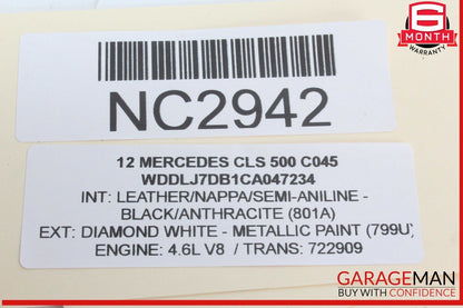 12-18 Mercedes W218 CLS500 E350 CLS400 Overhead Dome Light 2129002106 OEM