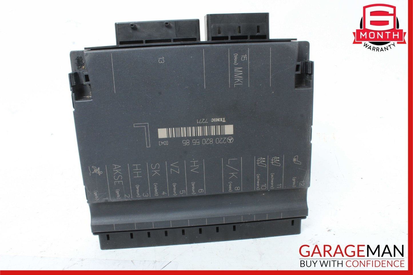 03-06 Mercedes W220 S500 S55 AMG Front Left Driver Side Seat Control Module Unit