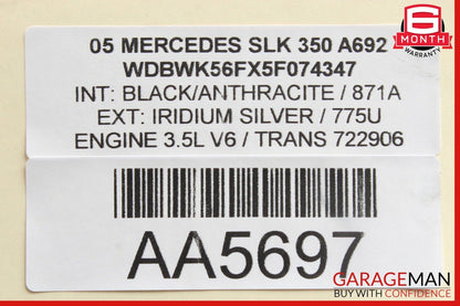 05-11 Mercedes R171 SLK350 Rear Left / Right Suspension Lower Control Arm OEM