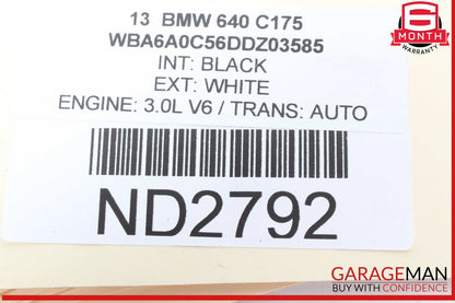 12-18 BMW 640i 650i Front Left Driver Side Door Lock Latch Actuator 7202143 OEM