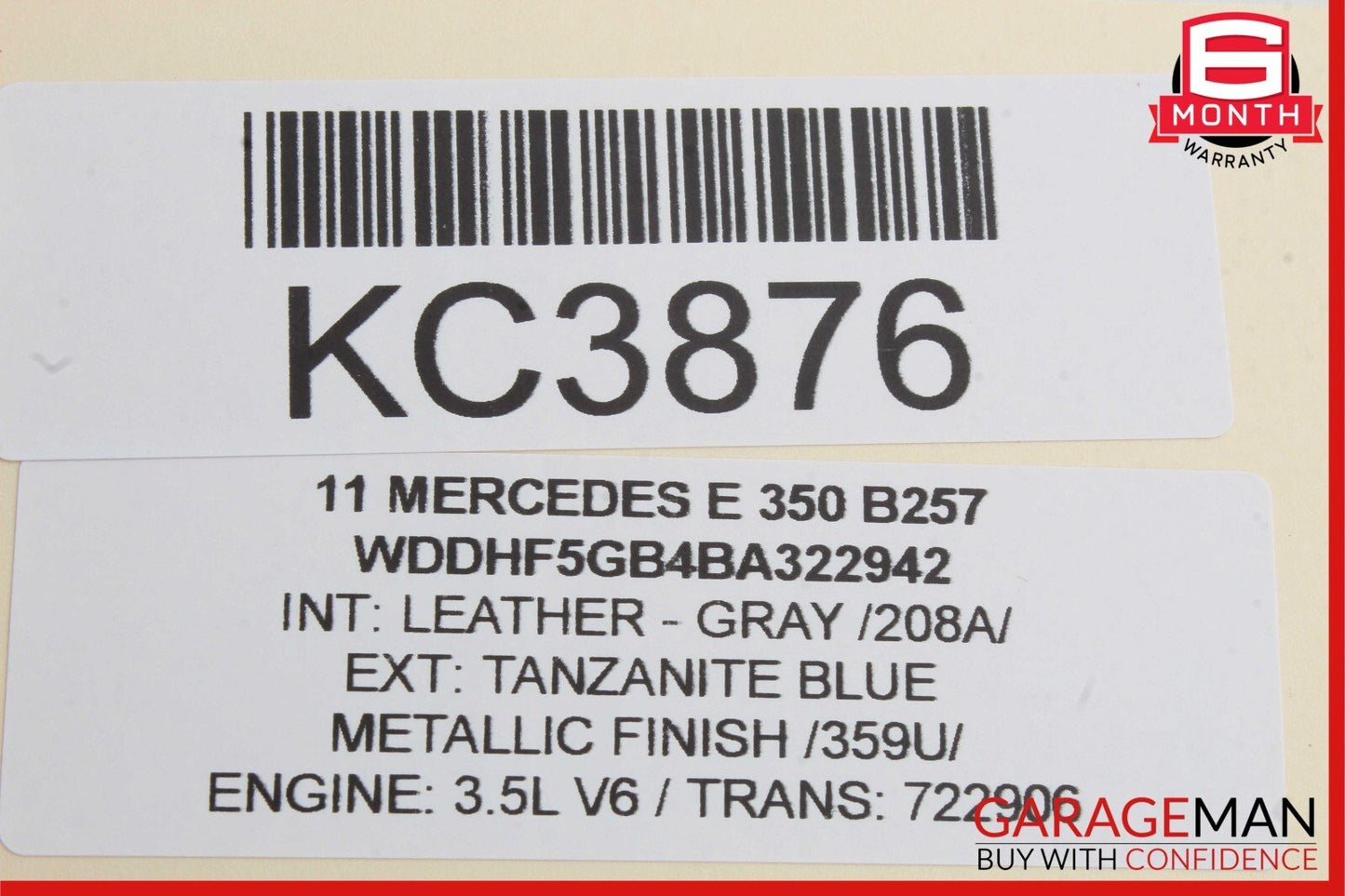 10-13 Mercedes W212 E350 Front Center Dash AC A/C Air Vent Grille Trim Assembly