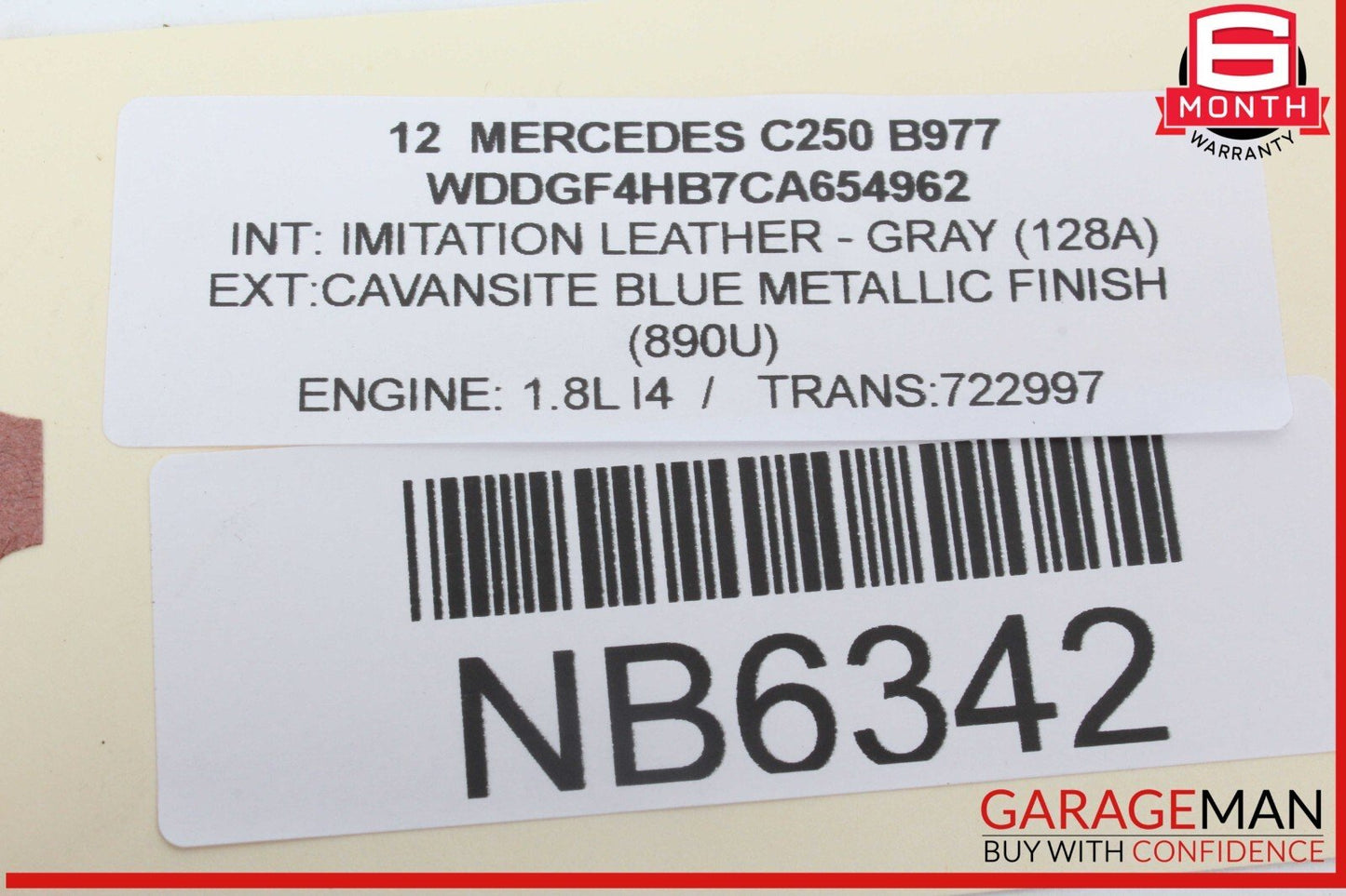 12-14 Mercedes W204 C250 C300 Front / Rear Right Side Exterior Door Handle OEM