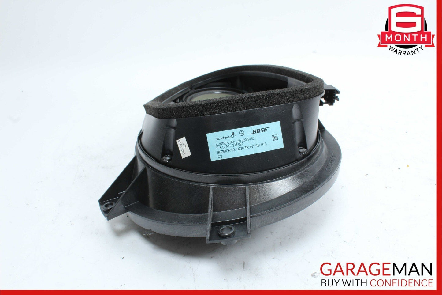 03-08 Mercedes R230 SL500 SL550 SL55 AMG Front Right Side Door Audio Speaker