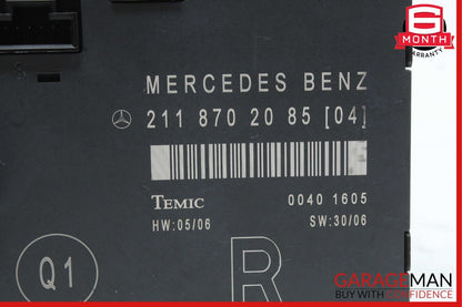 03-09 Mercedes W211 E350 E500 E550 Front Right Passenger Door Control Module OEM