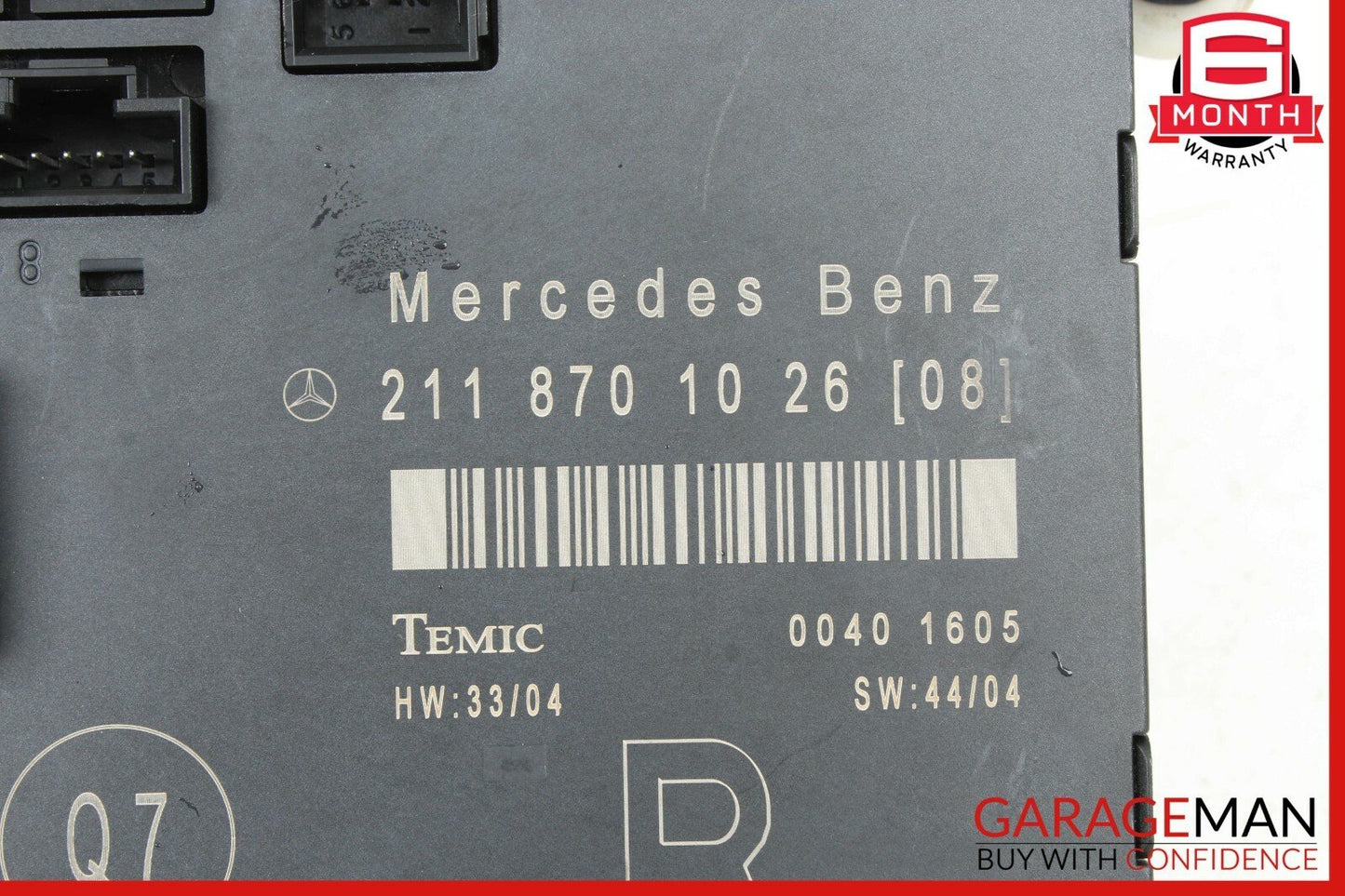 03-09 Mercedes W211 E350 E63 AMG Front Right Passenger Side Door Control Module