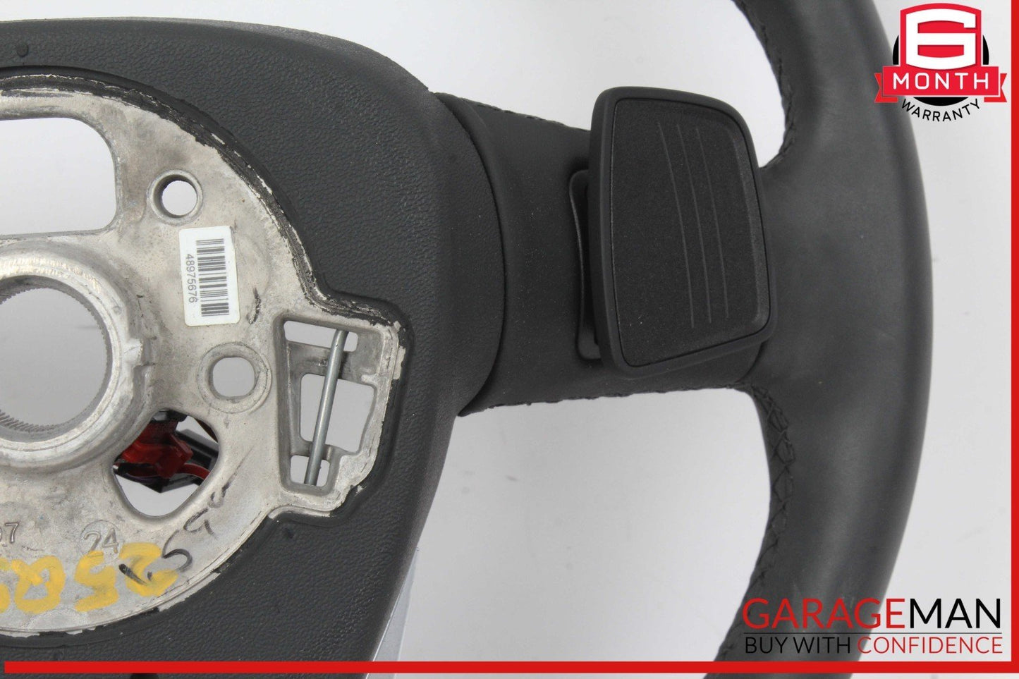 18-25 Audi Q5 Heated Leather Steering Wheel w/ Paddle Shifters Black 80A419091CM