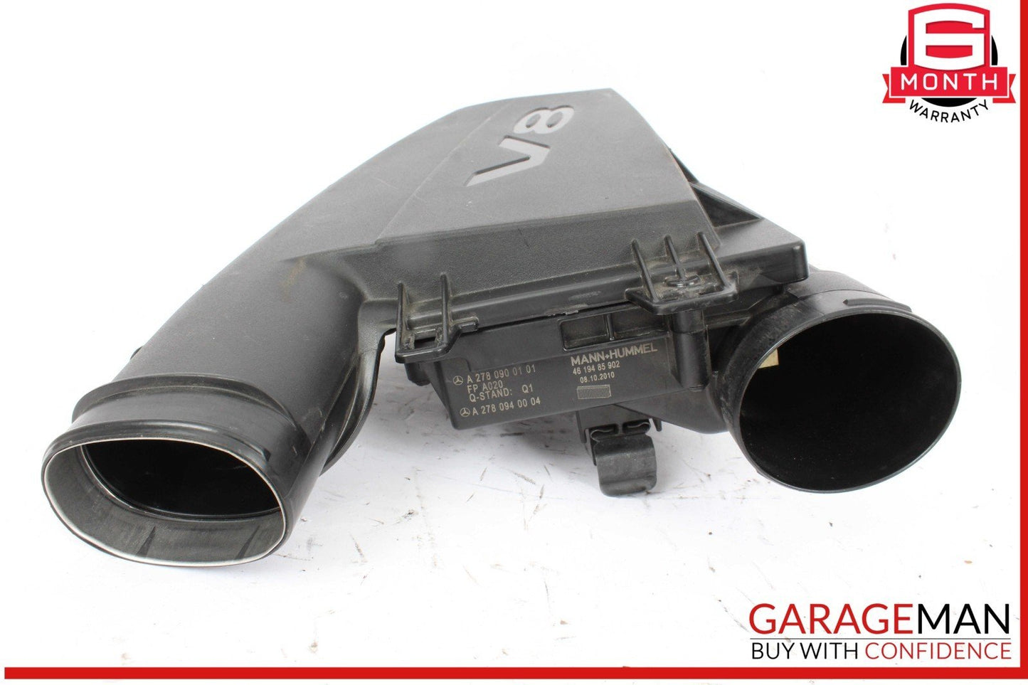 12-17 Mercedes W216 CL550 Air Intake Cleaner Box Left 2780900101 OEM