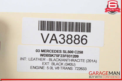 00-06 Mercedes R230 SL500 CL500 Voice Command Control Module Unit SYN9266A OEM