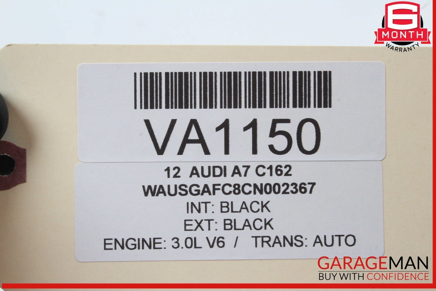 2012-2018 Audi A7 Rear Right Passenger Side Upper Control Arm 8K0505324H