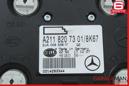 07-09 Mercedes W211 E350 E550 Rear Overhead Dome Light 2118207301 OEM
