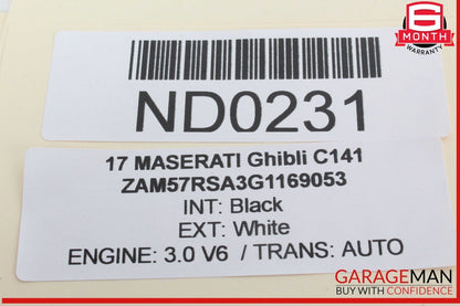 14-17 Maserati Ghibli Front Right or Left Xenon HID Headlight Ballast OEM