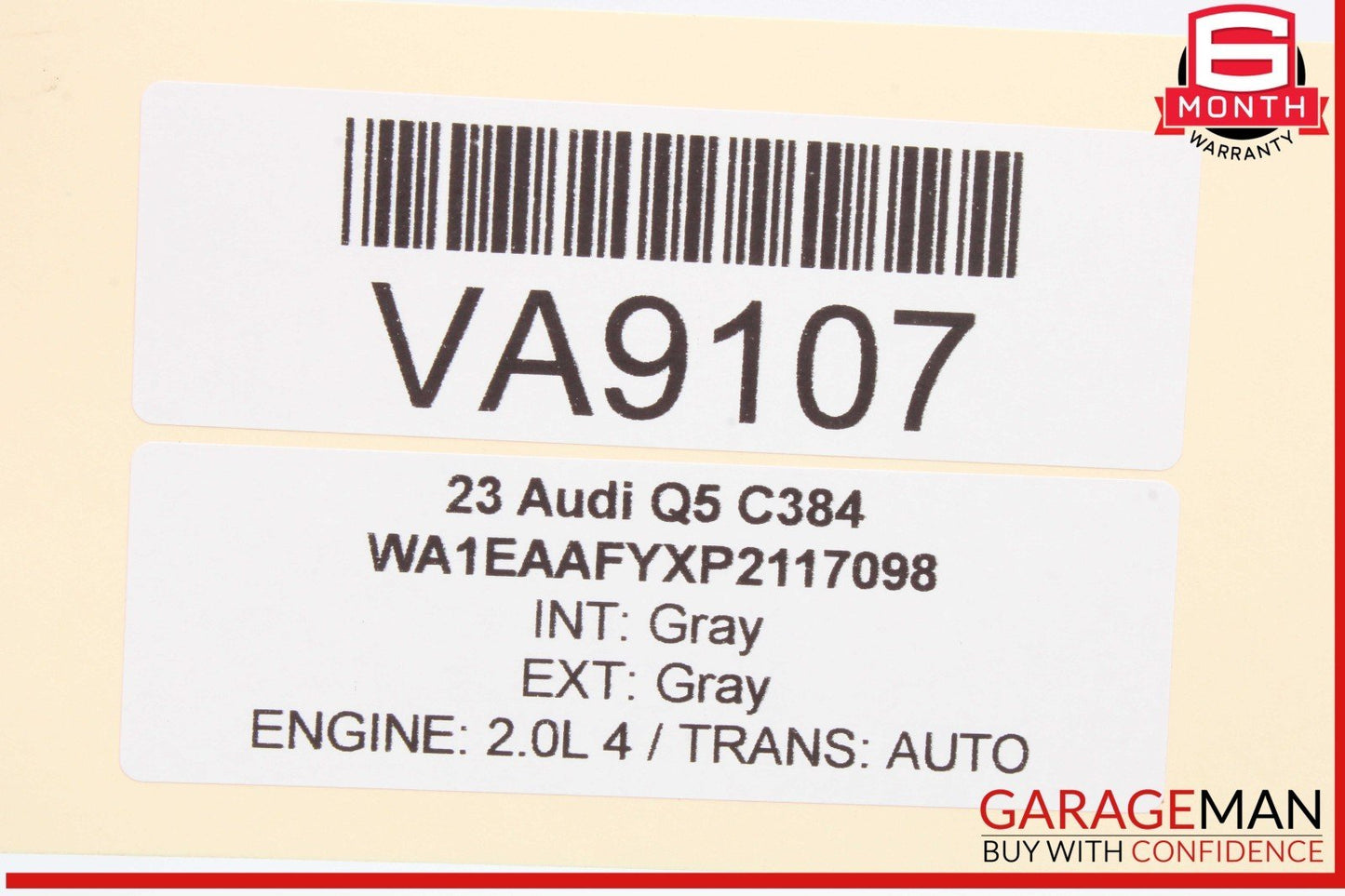 2018-2025 Audi Q5 Front Right Window Regulator Motor 80A959802 Genuine
