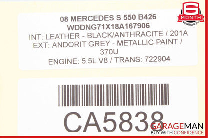 07-13 Mercedes W221 S550 S450 S600 Front Right Side Door Corner Speaker Cover