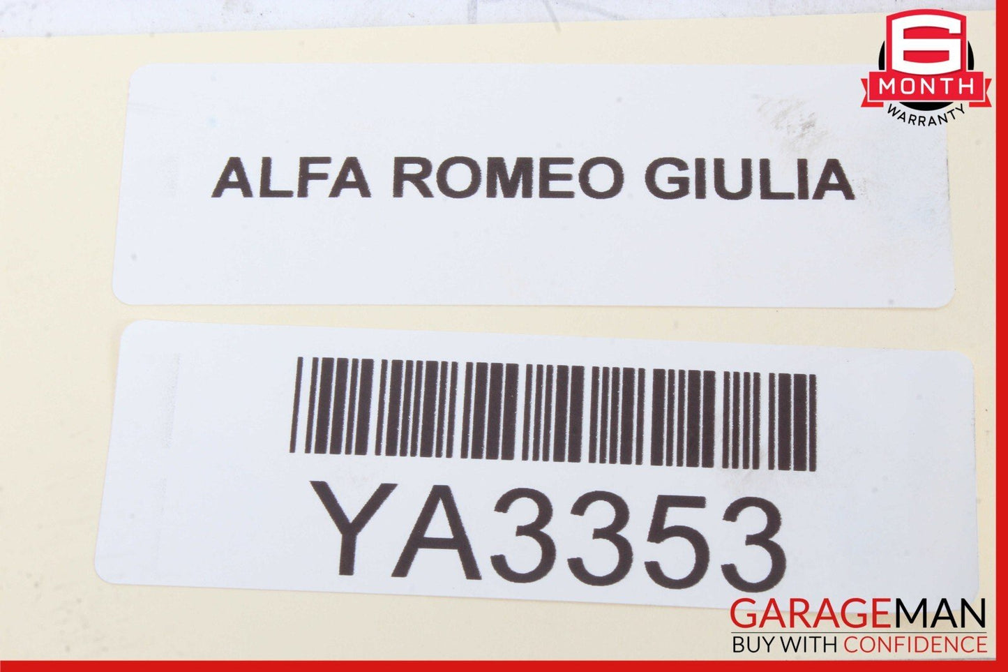 17-19 Alfa Romeo Giulia Left Driver Side Sound Insulation Foam Pad OEM