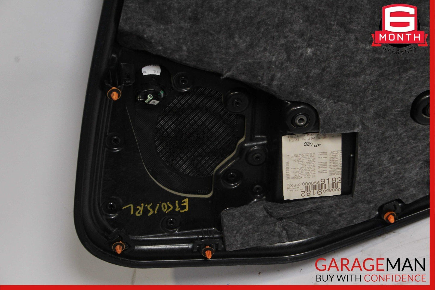 10-13 Mercedes W212 E350 E550 Rear Left Driver Side Interior Door Panel Grey