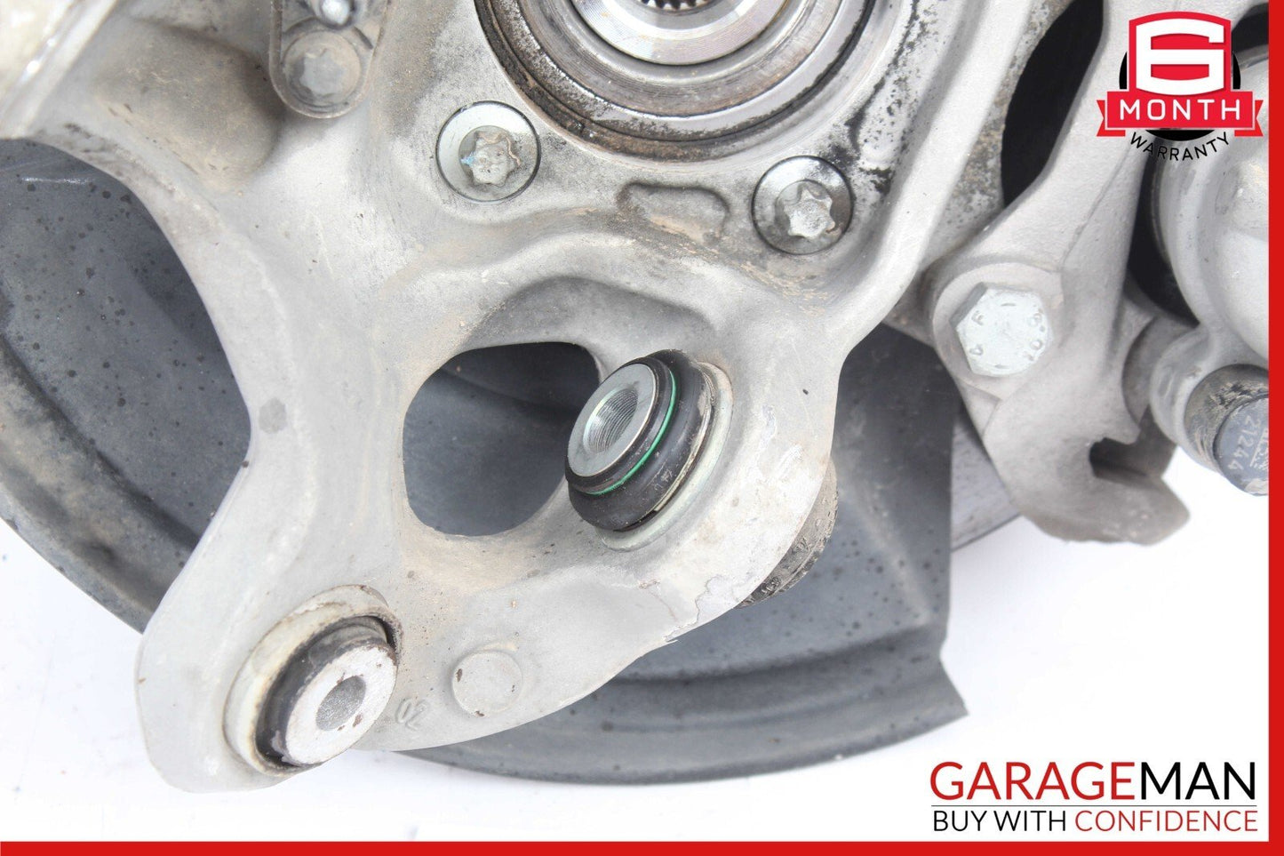 10-18 Mercedes W212 E350 Rear Right Side Spindle Knuckle Hub w/ Rotor Disc OEM