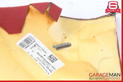 17-22 Alfa Romeo Giulia Rear Left Side Seat Bolster Cushion Red OEM