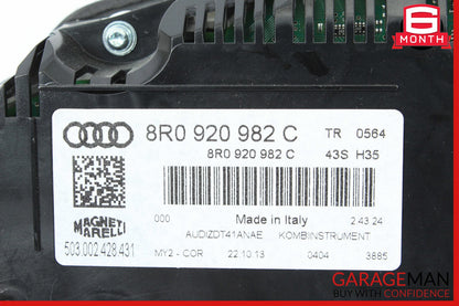 13-17 Audi Q5 Speedometer Instrument Cluster Gauge Assembly OEM